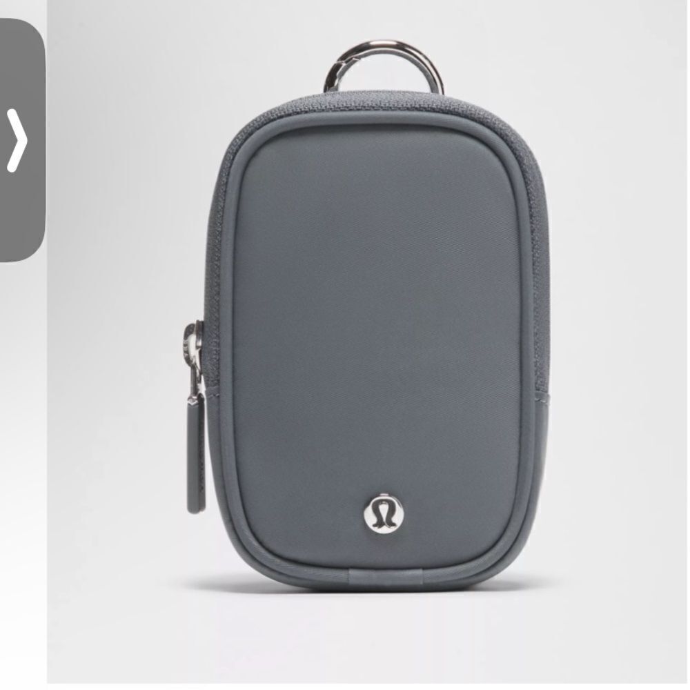 NWT Lululemon Clippable Nano Pouch - Oil Blue Grey